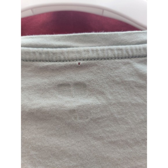 uniqlo WOMEN SUPIMA COTTON T Shirt Size XS Light Blue - Picture 6 of 6